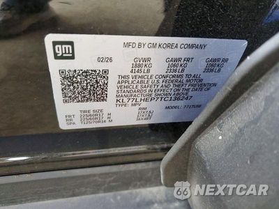 Zdjęcie 12 z 12 samochodu: 2026 CHEVROLET TRAX 1LT VIN:KL77LHEP7TC136247 - miniatura