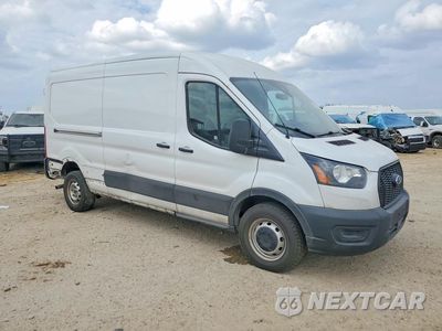 Czwarte zdjęcie samochodu z boku: 2023 FORD TRANSIT 250 DELIVERY VAN VIN:1FTBR1C85PKB16685 - miniatura
