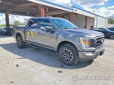 Czwarte zdjęcie samochodu z boku: 2021 FORD F150 SUPERCREW VIN:1FTFW1E51MFC30703 - miniatura