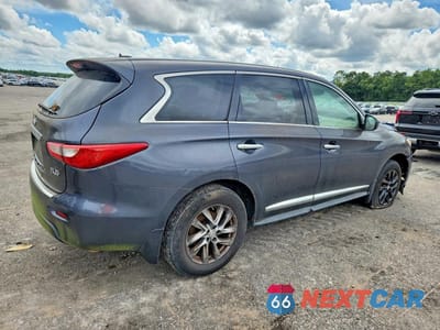 Trzecie zdjęcie samochodu z tyłu: 2013 INFINITI JX35 BASE VIN:5N1AL0MN4DC344772 - miniatura
