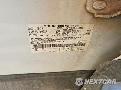 Zdjęcie 12 z 12 samochodu: 2013 FORD EXPLORER XLT VIN:1FM5K7D86DGC29977 - miniatura