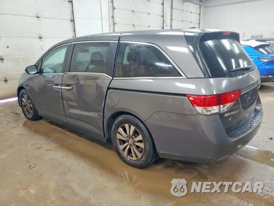 Drugie zdjęcie samochodu z przodu: 2014 HONDA ODYSSEY EXL VIN:5FNRL5H62EB131301 - miniatura
