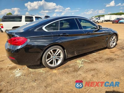 Trzecie zdjęcie samochodu z tyłu: 2019 BMW 4 SERIES GRAN COUPE VIN:WBA4J1C54KBM17279 - miniatura