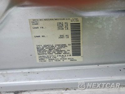 Zdjęcie 12 z 12 samochodu: 2020 NISSAN ALTIMA SR VIN:1N4BL4CV7LC264128 - miniatura