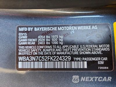 Zdjęcie 12 z 12 samochodu: 2015 BMW 428 I VIN:WBA3N7C52FK224329 - miniatura