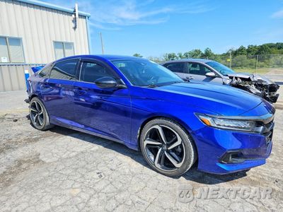 Czwarte zdjęcie samochodu z boku: 2022 HONDA ACCORD SPORT SE VIN:1HGCV1F48NA015511 - miniatura