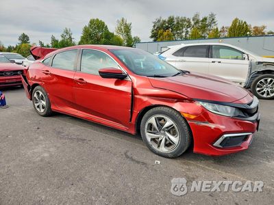 Czwarte zdjęcie samochodu z boku: 2019 HONDA CIVIC LX VIN:2HGFC2F69KH532453 - miniatura