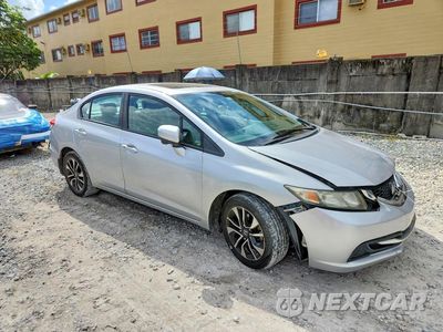 Czwarte zdjęcie samochodu z boku: 2015 HONDA CIVIC EX VIN:19XFB2F81FE078249 - miniatura