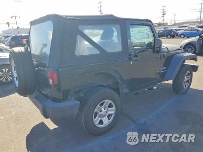 Trzecie zdjęcie samochodu z tyłu: 2013 JEEP WRANGLER SPORT VIN:1C4AJWAG7DL514691 - miniatura