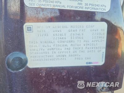 Zdjęcie 12 z 12 samochodu: 1994 CADILLAC DEVILLE VIN:1G6KD52B2RU221701 - miniatura