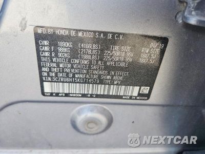 Zdjęcie 13 z 13 samochodu: 2019 HONDA HR-V SPORT VIN:3CZRU6H15KG714579 - miniatura