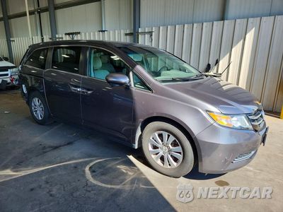 Czwarte zdjęcie samochodu z boku: 2017 HONDA ODYSSEY EX VIN:5FNRL5H41HB017129 - miniatura