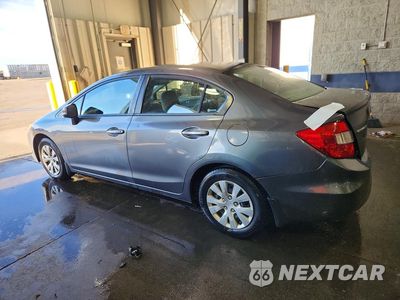 Drugie zdjęcie samochodu z przodu: 2012 HONDA CIVIC LX VIN:19XFB2F57CE001418 - miniatura