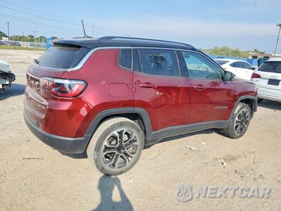 Trzecie zdjęcie samochodu z tyłu: 2022 JEEP COMPASS LIMITED VIN:3C4NJDCB7NT107130 - miniatura