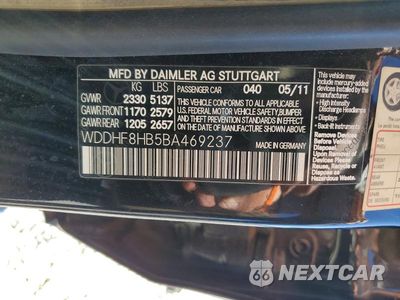 Zdjęcie 12 z 12 samochodu: 2011 MERCEDES-BENZ E 350 4MATIC VIN:WDDHF8HB5BA469237 - miniatura