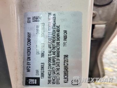 Zdjęcie 12 z 12 samochodu: 2019 CHEVROLET SPARK LS VIN:KL8CB6SA6KC720798 - miniatura