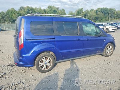 Trzecie zdjęcie samochodu z tyłu: 2015 FORD TRANSIT CONNECT XLT VIN:NM0GE9F77F1198018 - miniatura