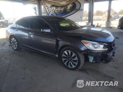 Czwarte zdjęcie samochodu z boku: 2017 HONDA ACCORD HYBRID EXL VIN:JHMCR6F59HC023715 - miniatura