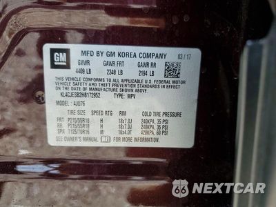 Zdjęcie 13 z 13 samochodu: 2017 BUICK ENCORE PREFERRED VIN:KL4CJESB2HB172952 - miniatura