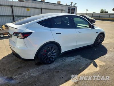 Trzecie zdjęcie samochodu z tyłu: 2022 TESLA MODEL Y VIN:7SAYGDEF7NF410230 - miniatura