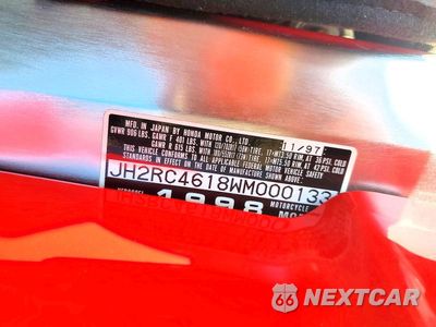 Zdjęcie 9 z 9 samochodu: 1998 HONDA VFR800 F1 VIN:JH2RC4618WM000133 - miniatura
