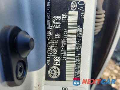Zdjęcie 13 z 13 samochodu: 2015 TOYOTA COROLLA L VIN:2T1BURHEXFC334052 - miniatura