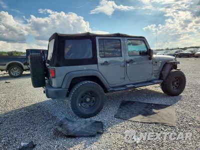 Trzecie zdjęcie samochodu z tyłu: 2015 JEEP WRANGLER UNLIMITED SPORT VIN:1C4BJWDG3FL588631 - miniatura