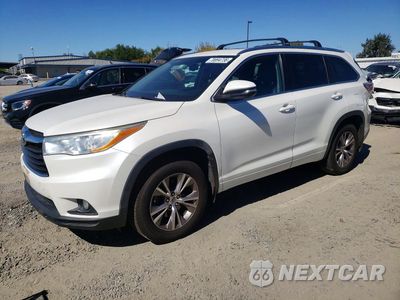 2014 TOYOTA HIGHLANDER XLE 5TDJKRFH8ES031369 - główne zdjęcie licytacji z USA - miniatura