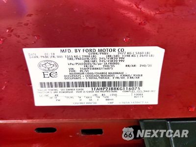 Zdjęcie 13 z 13 samochodu: 2019 FORD TAURUS LIMITED VIN:1FAHP2J88KG116075 - miniatura