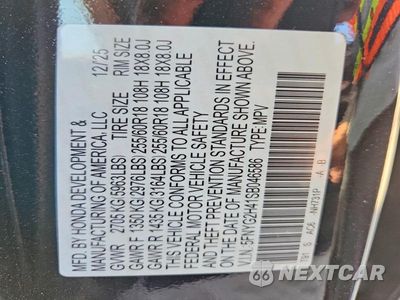 Zdjęcie 13 z 13 samochodu: 2025 HONDA PILOT EXL VIN:5FNYG2H41SB046586 - miniatura