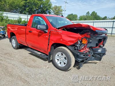 Czwarte zdjęcie samochodu z boku: 2025 CHEVROLET SILVERADO C1500 VIN:3GCNAAED2SG238841 - miniatura