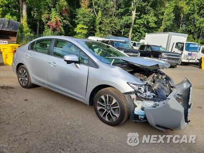 Czwarte zdjęcie samochodu z boku: 2015 HONDA CIVIC EX VIN:19XFB2F82FE255066 - miniatura