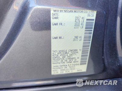 Zdjęcie 12 z 12 samochodu: 2016 NISSAN ALTIMA 2.5 S VIN:1N4AL3AP9GN377096 - miniatura