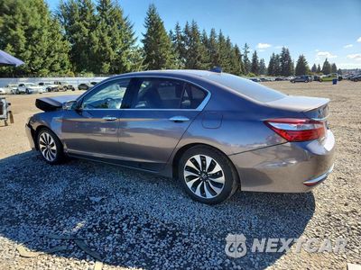 Drugie zdjęcie samochodu z przodu: 2017 HONDA ACCORD HYBRID EXL VIN:JHMCR6F53HC030112 - miniatura