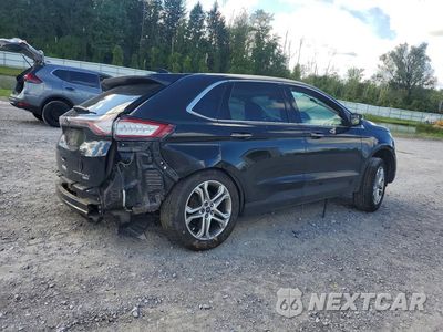 Trzecie zdjęcie samochodu z tyłu: 2018 FORD EDGE TITANIUM VIN:2FMPK4K94JBB73642 - miniatura