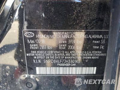 Zdjęcie 12 z 12 samochodu: 2018 HYUNDAI ELANTRA SEL VIN:5NPD84LF7JH330143 - miniatura