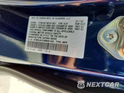 Zdjęcie 13 z 13 samochodu: 2021 HONDA ODYSSEY LX VIN:5FNRL6H2XMB001462 - miniatura