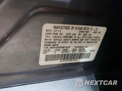 Zdjęcie 13 z 13 samochodu: 2014 INFINITI Q50 PREMIUM VIN:JN1BV7AP5EM675229 - miniatura