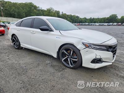 Czwarte zdjęcie samochodu z boku: 2022 HONDA ACCORD HYBRID SPORT VIN:1HGCV3F20NA034208 - miniatura