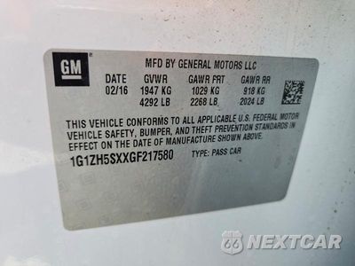 Zdjęcie 12 z 12 samochodu: 2016 CHEVROLET MALIBU PREMIER VIN:1G1ZH5SXXGF217580 - miniatura
