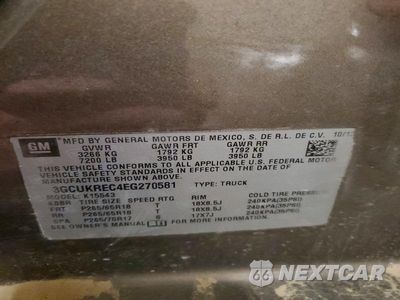 Zdjęcie 12 z 12 samochodu: 2014 CHEVROLET SILVERADO K1500 LT VIN:3GCUKREC4EG270581 - miniatura