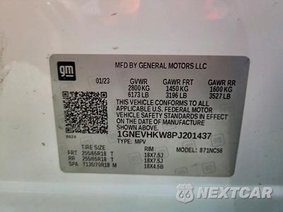 Zdjęcie 13 z 13 samochodu: 2023 CHEVROLET TRAVERSE LT VIN:1GNEVHKW8PJ201437 - miniatura
