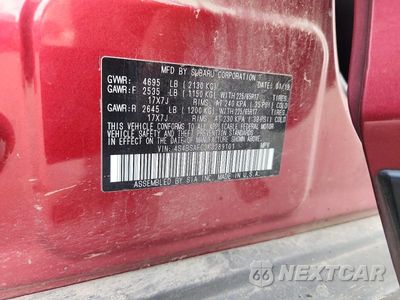 Zdjęcie 13 z 13 samochodu: 2019 SUBARU OUTBACK 2.5I PREMIUM VIN:4S4BSAFC2K3289101 - miniatura