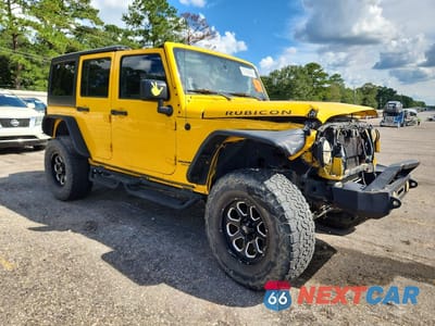 Czwarte zdjęcie samochodu z boku: 2015 JEEP WRANGLER UNLIMITED RUBICON VIN:1C4BJWFG1FL612373 - miniatura