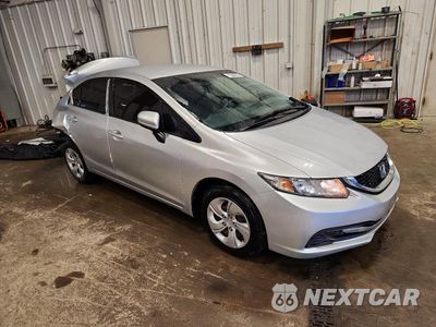 Czwarte zdjęcie samochodu z boku: 2015 HONDA CIVIC LX VIN:19XFB2F50FE090883 - miniatura