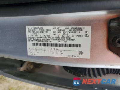 Zdjęcie 12 z 12 samochodu: 2019 FORD F350 SUPER DUTY VIN:1FT8W3DTXKEE32334 - miniatura