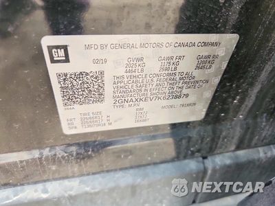 Zdjęcie 13 z 13 samochodu: 2019 CHEVROLET EQUINOX LT VIN:2GNAXKEV7K6238879 - miniatura