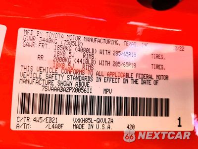 Zdjęcie 13 z 13 samochodu: 2023 TOYOTA SEQUOIA TRD PRO VIN:7SVAAABA2PX005611 - miniatura
