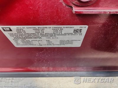Zdjęcie 13 z 13 samochodu: 2017 CHEVROLET EQUINOX LT VIN:2GNALCEK6H6198794 - miniatura