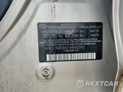 Zdjęcie 12 z 12 samochodu: 2017 HYUNDAI ELANTRA SE VIN:5NPD84LFXHH002113 - miniatura